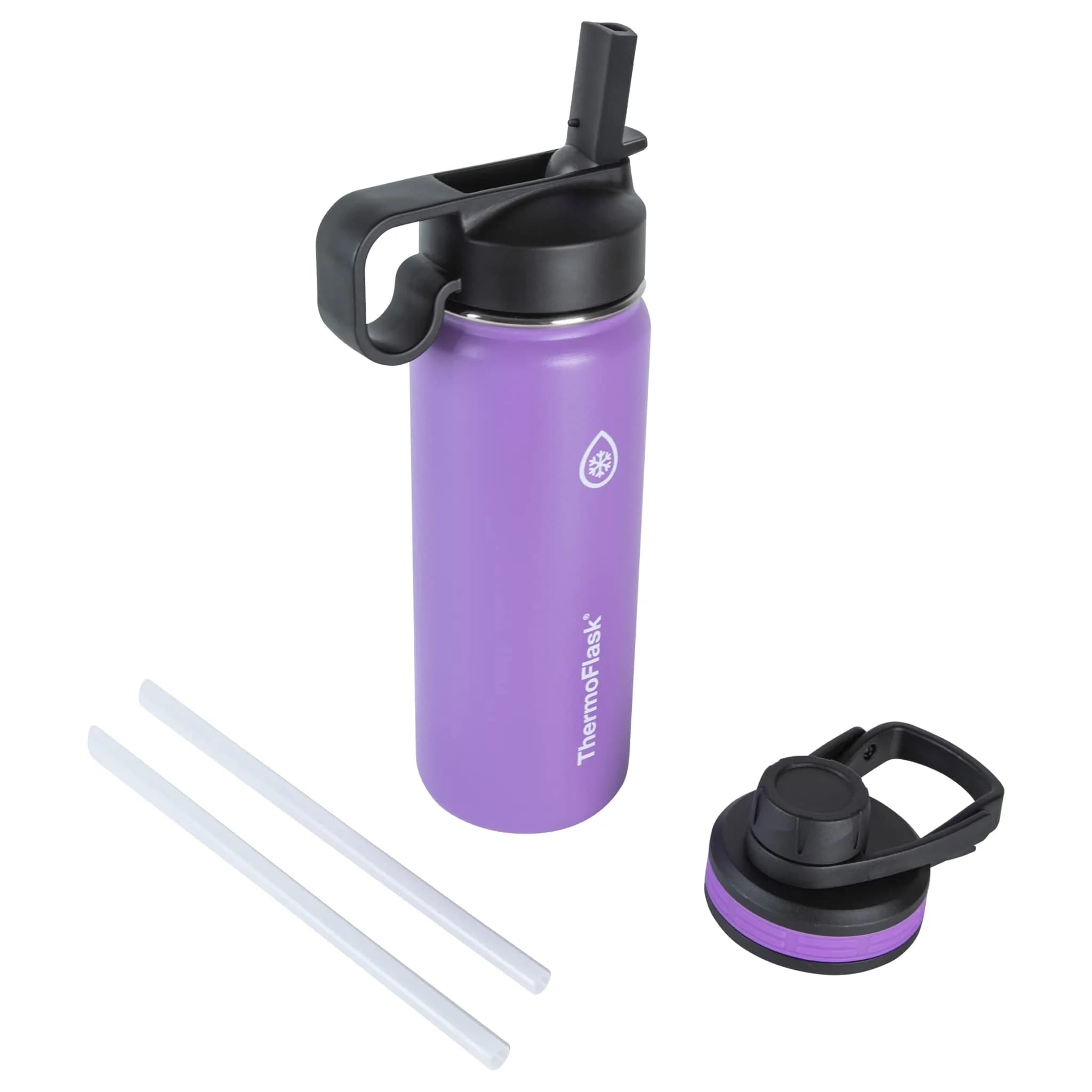 ThermoFlask 18 oz Double Wall Vacuum Insulated Stainless Steel Water Bottle | Keeps Drinks Cold 24 hr/Hot 12 hr - main product image