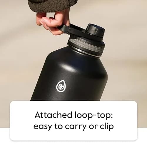 ThermoFlask 18 oz Double Wall Vacuum Insulated Stainless Steel Water Bottle | Keeps Drinks Cold 24 hr/Hot 12 hr thumbnail 7