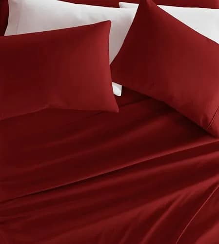 Linen Market California King Bed Sheet Set | Wrinkle-Free Microfiber, Breathable & Durable (1800 Series) thumbnail 1