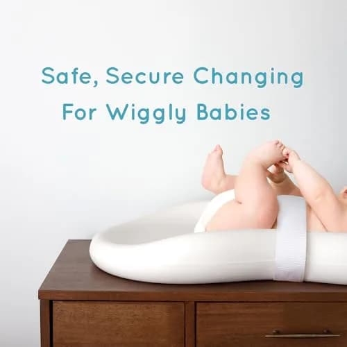 Keekaroo Peanut Changer Baby Vanilla | Water-Resistant Wipeable Changing Pad thumbnail 7