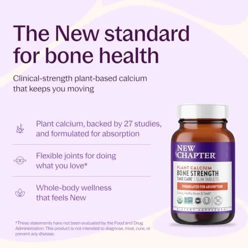 New Chapter Bone Strength Take Care Supplement, 180 Slim Tablets thumbnail 2