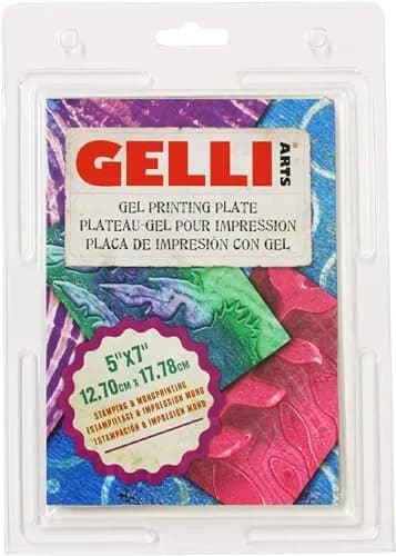 Gelli Arts Gel Printing Plate 5" x 7" (12.7cm x 17.8cm) | Monoprinting Made Simple for Indian Artists thumbnail 1