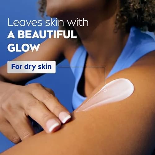 NIVEA Cocoa Butter Body Lotion for Dry Skin with Hyaluronic Acid, 499 ml (16.9 Fl Oz) | 72-Hour Deep Nourishing Moisture thumbnail 4