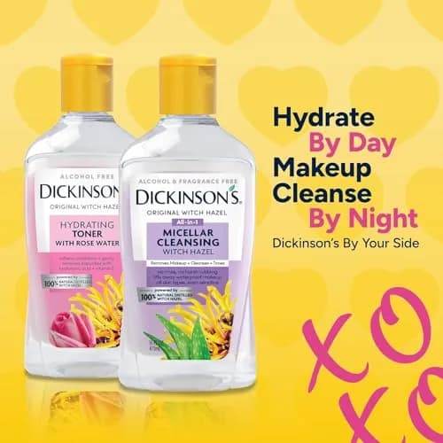 Dickinson's Witch Hazel Hydrating Toner with Rosewater | 16 Fl Oz | Alcohol-Free, Hydrates & Refreshes Skin thumbnail 9