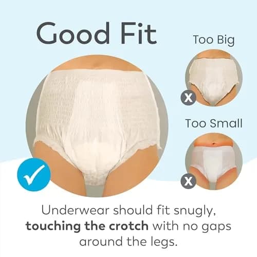 Swimmates Adult Swim Diapers X-Large (14 Count) | Bowel Incontinence Protection Under Swimwear thumbnail 5