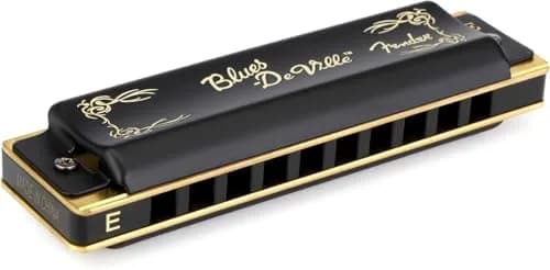 Fender Blues DeVille Harmonica, Key of E, 10-Hole | Phosphor Bronze Reeds & ABS Comb thumbnail 1