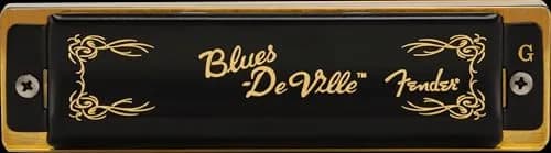 Fender Blues DeVille Harmonica Key of G | Phosphor Bronze Reeds, Molded PVC Comb thumbnail 6