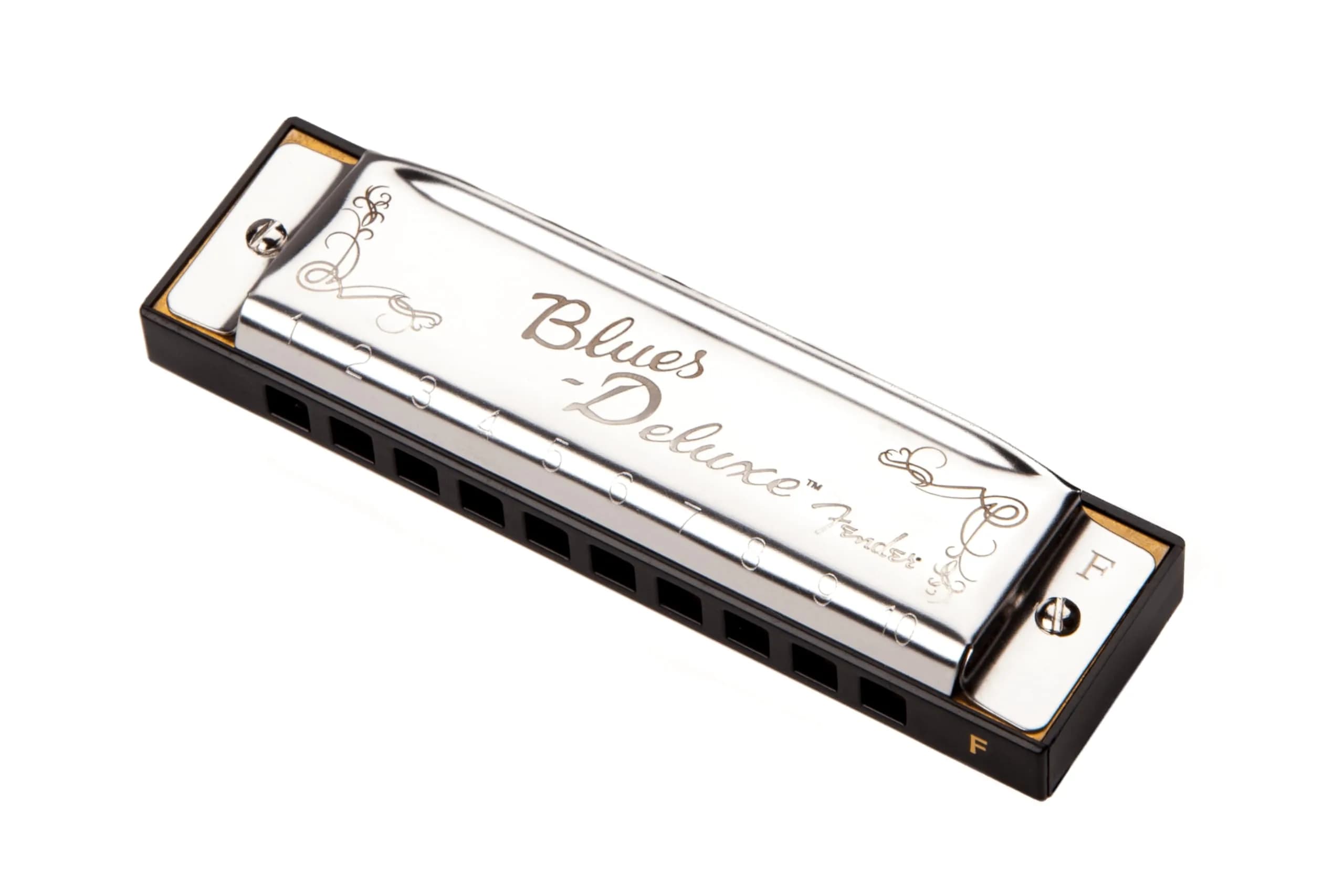 Fender Blues Deluxe Harmonica, Key of F | Classic Tone & Pitch for All Players