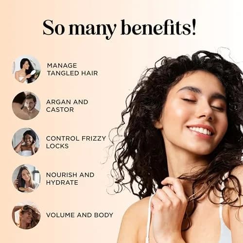 Maple Holistics Silk Protein Conditioner for Damaged Hair – Ultra Moisturizing for Dry Hair, 237ml (8 Fl Oz) | Defines Curls & Controls Frizz thumbnail 3