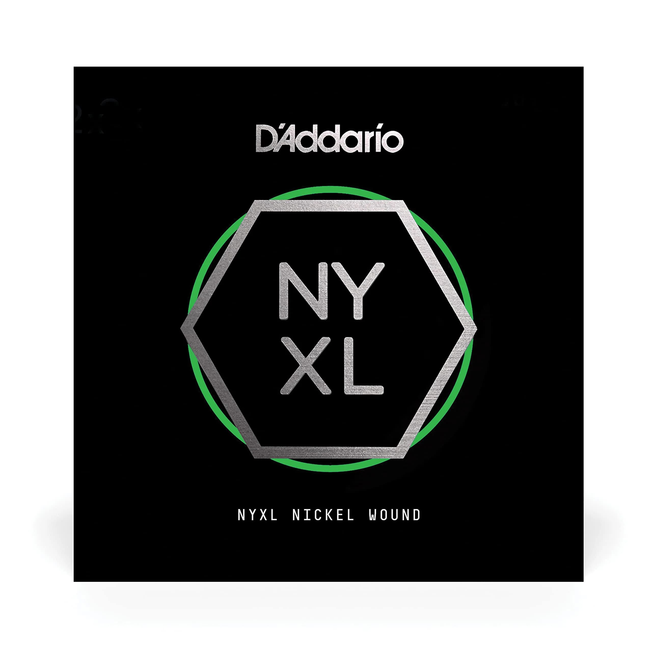 D'Addario NYXL .038 Gauge Nickel Wound Electric Guitar Single String | Enhanced Mid-Range Presence - main product image