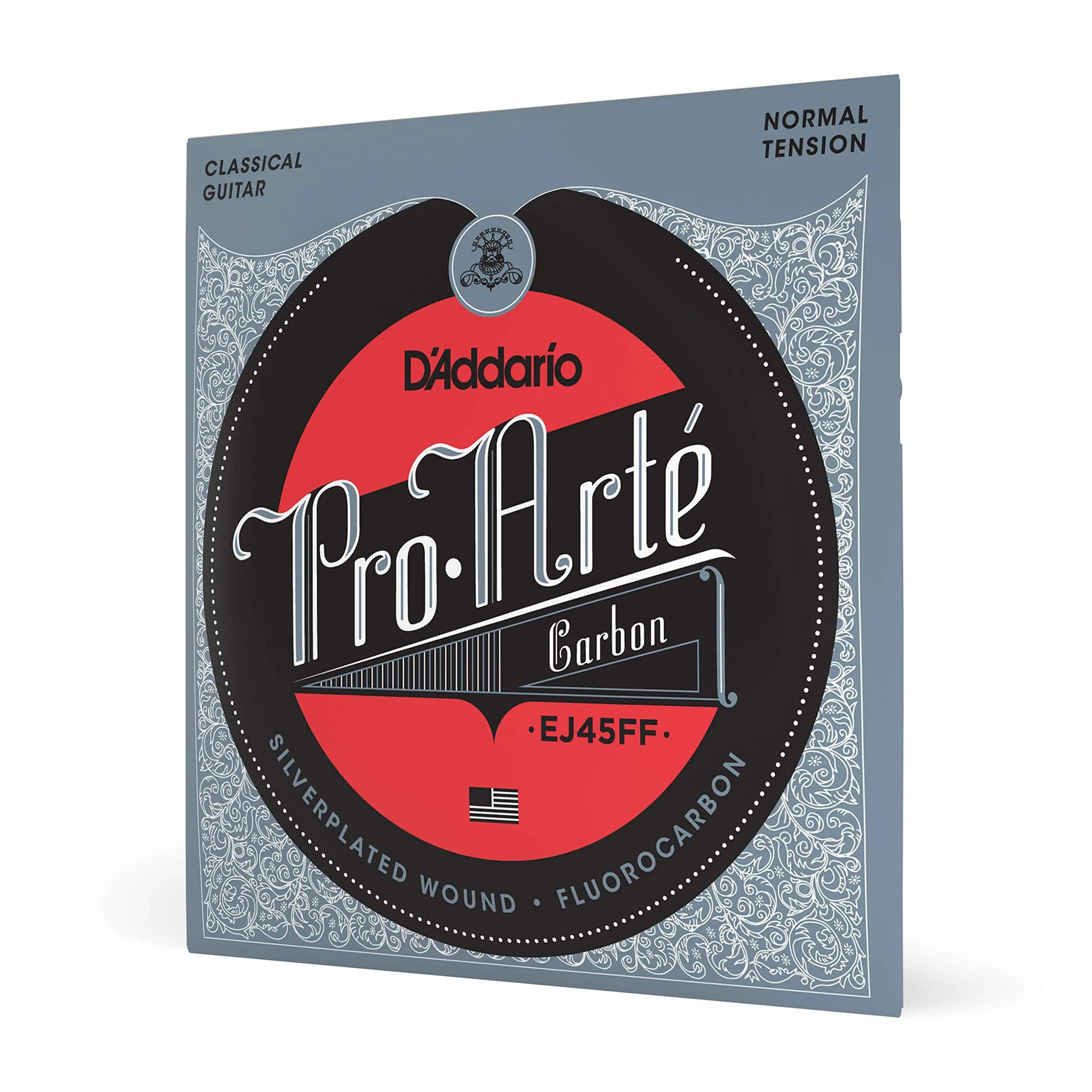 D'Addario Pro-Arté Carbon Classical Strings EJ45FF Normal Tension | Superior Intonation & Bright Tone