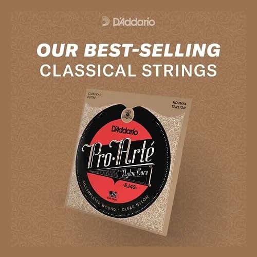 D'Addario Pro-Arté Carbon Classical Strings EJ45FF Normal Tension | Superior Intonation & Bright Tone thumbnail 3