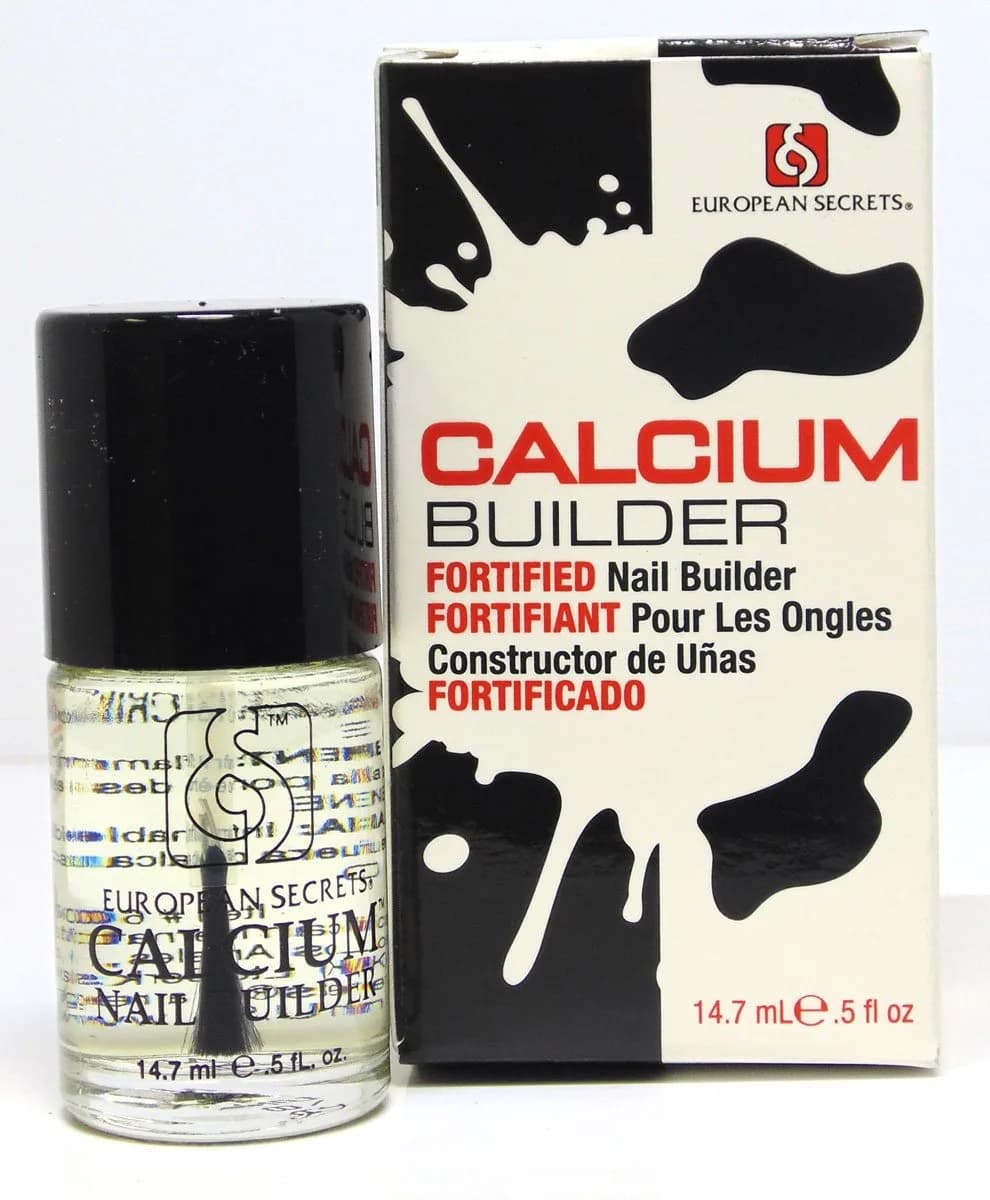 SuperNail Calcium Nail Builder 0.25 fl oz | Strengthens & Adds Shine to Weak Nails — Liquid