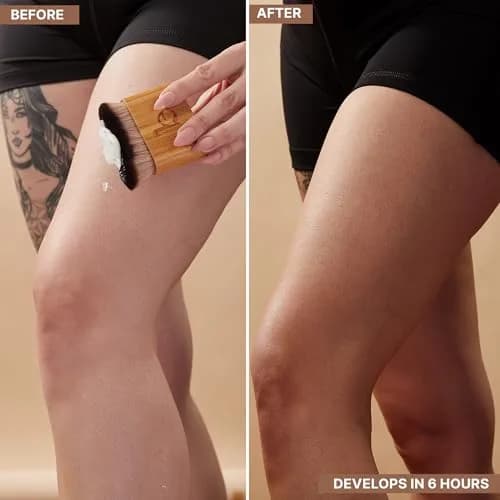 Beauty by Earth Natural Self Tanner Lotion Medium to Dark | Streak-Free Fake Tan with Aloe Vera & Coconut thumbnail 3