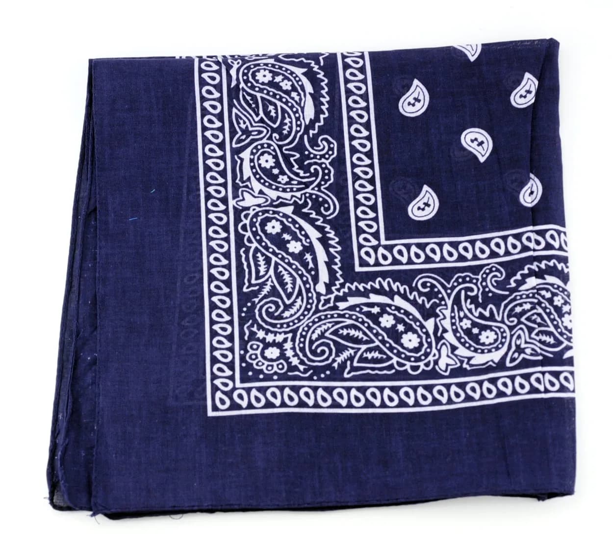 NYFASHION101 Paisley Cotton Bandana Head Wrap Scarf 56cm x 56cm (22" x 22") | Double-Sided Print for All-Season Wear
