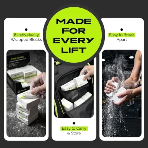 Rage Fitness Gym Chalk Block 454 g (1 LB) | Pure Magnesium Carbonate for Superior Grip thumbnail 2