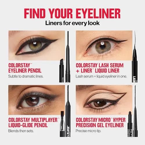 Revlon ColorStay Pencil Waterproof Eyeliner, Jade, 0.01 oz (0.28 g) | Ophthalmologist Tested for All Skin Types thumbnail 9