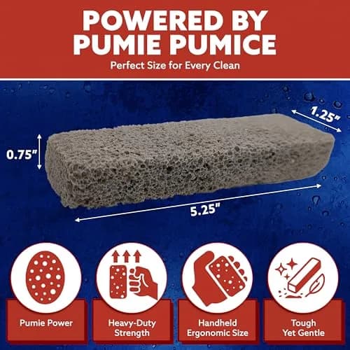 PUMIE Scouring Stick HDW Heavy Duty Extra Strong Pumice Cleaning Bar | Versatile Household & Industrial Use thumbnail 4