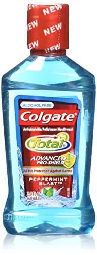 Colgate Total Advanced Pro-Sheild Mouthwash Peppermint Blast 2 oz (Pack of 3) | Bad Breath & Freshness Support thumbnail 1