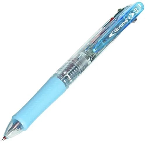 Pilot Acroball 4 Colors Ballpoint Pen, 0.5mm | Smooth Ink, Non-Skip Grip, Water-Resistant (4-pack, Black, Red, Blue & Green) thumbnail 2