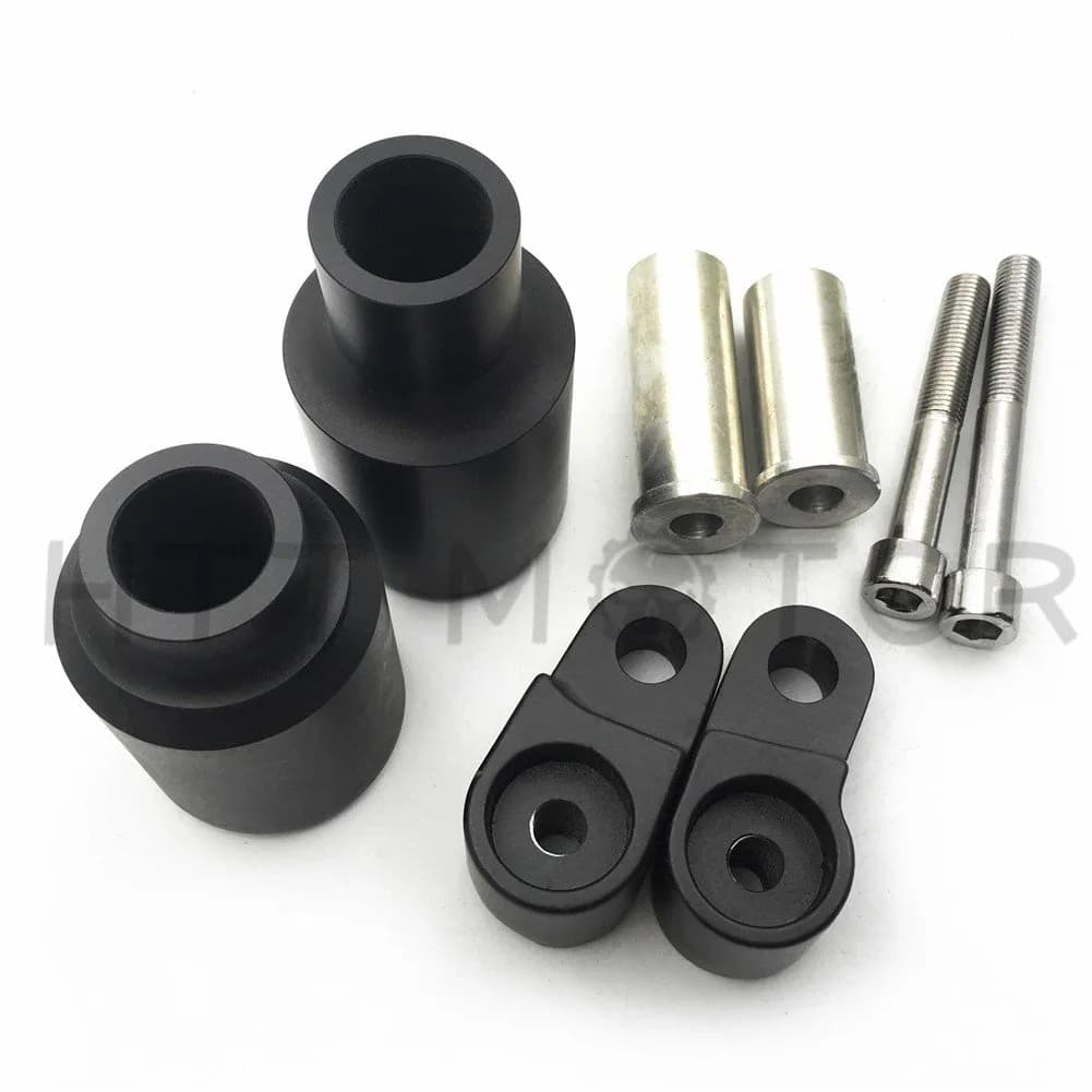 HTTMT No Cut Frame Slider Crash Protector for 2007-2008 CBR 600 RR | Delrin, Black