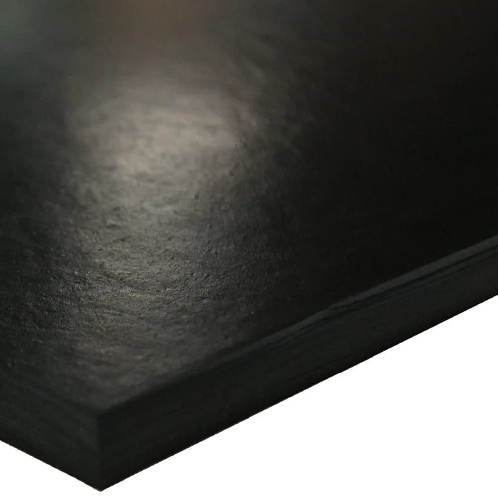 Small Parts SBR Rubber Sheet 0.25" | Abrasion-Resistant, 70 Shore A, Black