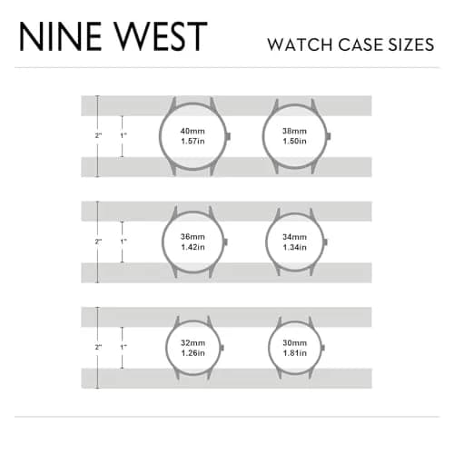 Nine West Women's Champagne Dial Gold-Tone Bracelet Watch 39mm (1.54in) | Japanese Quartz Movement thumbnail 4