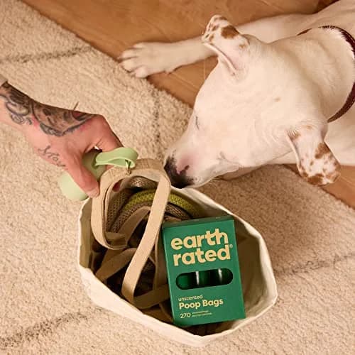 Earth Rated Dog Poop Bags on Refill Rolls 270 Unscented | Leak-Proof, Extra Thick, Recycled Material thumbnail 8