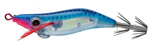 Yo-Zuri Squid Mini Aurora Floating Jig, Luminous Blue, 2-Inch (5.08 cm) | Glow-in-the-Dark Squid Imitation thumbnail 1