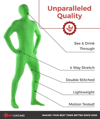 Morphsuits Full Bodysuit Costume Adult Zentai Suit | Full Body Spandex Bodysuit Men thumbnail 2
