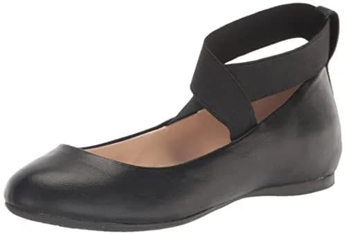 Jessica Simpson Mandayss Black Sleek 9.5 M | Elegant Slip-On Ballet Flat with Memory Foam thumbnail 2