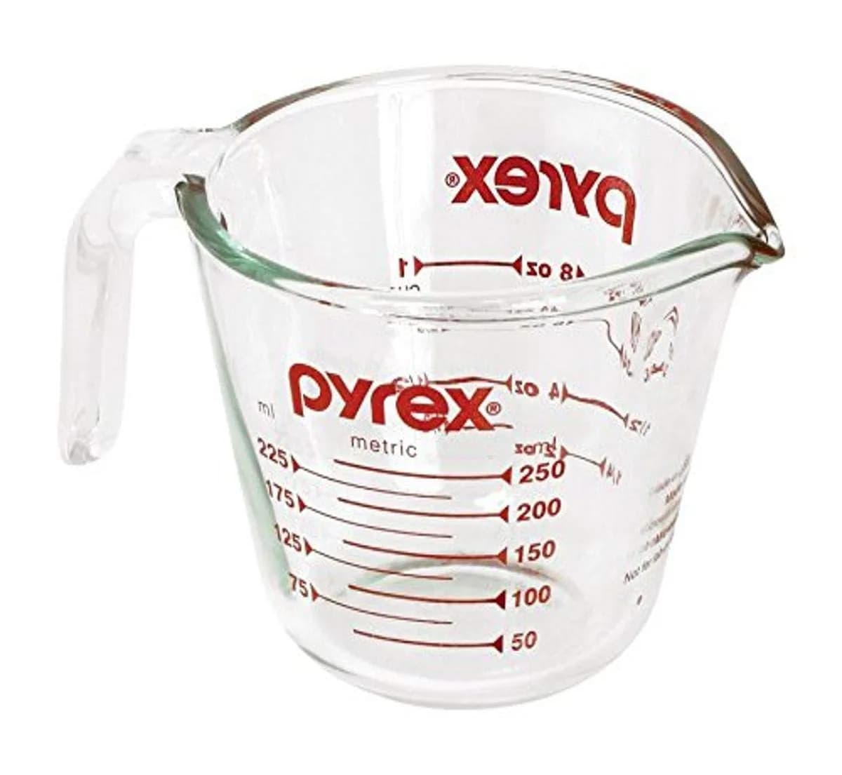 Pyrex Prepware 1-Cup Glass Measuring Cup | Clear, Microwave & Dishwasher Safe, 1118443 - main product image