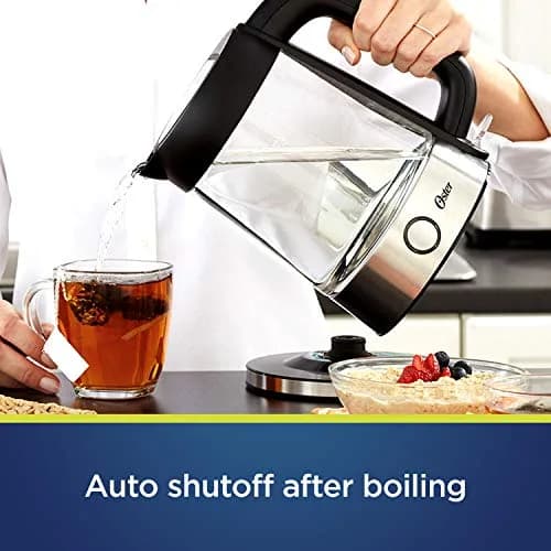 Oster Electric Water Kettle 1.7L | Illuminating Glass & Auto Shut Off thumbnail 4