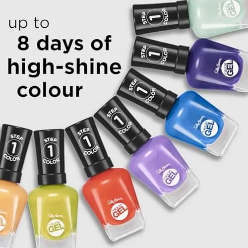 Sally Hansen Miracle Gel Nail Polish 0.5 Fl Oz | Long Lasting, No UV Needed, Vegan, Glossy, Wine Stock thumbnail 7