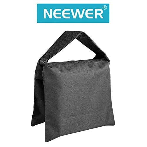 NEEWER Sandbags for Photography 4 Pack Black Heavy Duty 20lb | Heavyweight Support for Light Stands & Tripods thumbnail 2