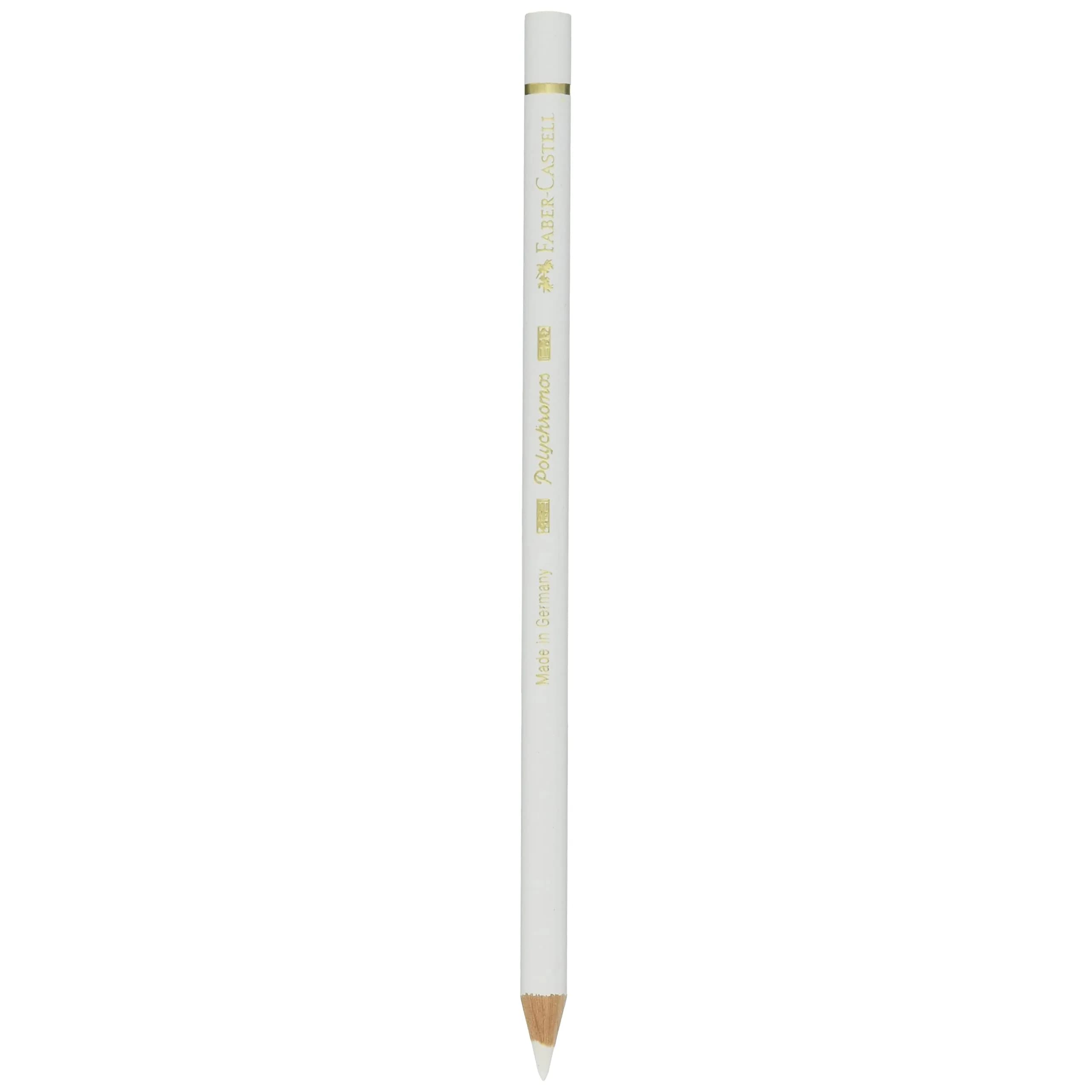 Faber-Castell Polychromos Colored Pencils 6 Count (102 Cream) | Artist Quality for Smooth Drawing — White