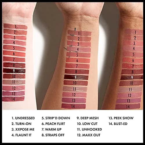 NYX PROFESSIONAL MAKEUP Lip Lingerie XXL Matte Liquid Lipstick - Strip'd Down (Coral Beige) 4ml (0.13 Fl Oz) | Long-Lasting Matte Wear thumbnail 6