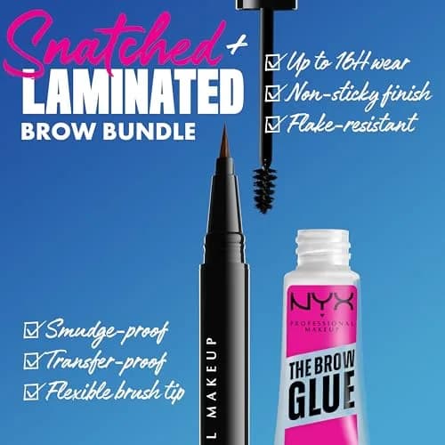 NYX PROFESSIONAL MAKEUP Lift & Snatch Eyebrow Tint Pen, Soft Brown | Microbrush, 16HR Smudge-Resistant thumbnail 6