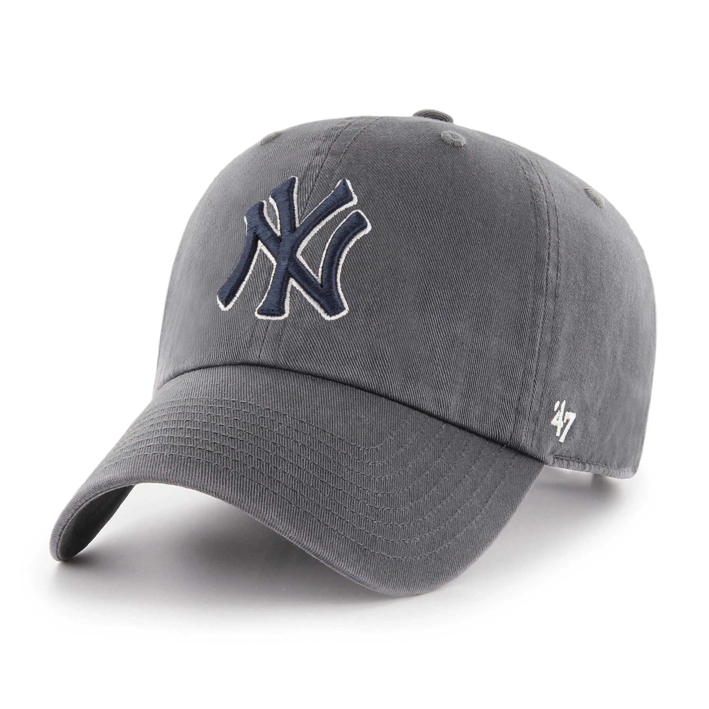 47 New York Yankees Adjustable Cap Charcoal | Vintage Fit & MLB Licensed