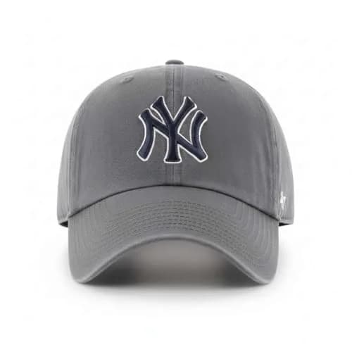 47 New York Yankees Adjustable Cap Charcoal | Vintage Fit & MLB Licensed thumbnail 2