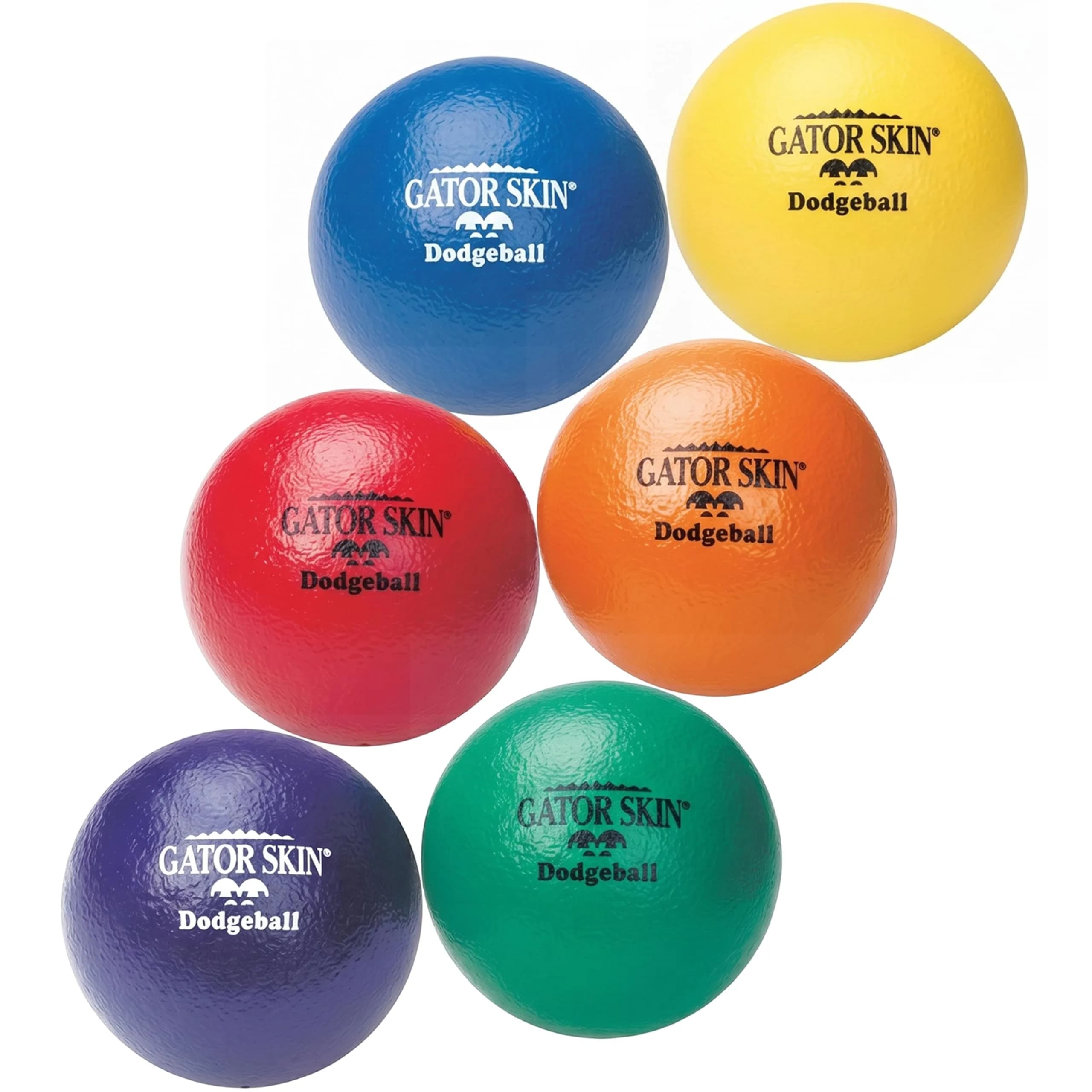 Gator Skin Foam Dodgeballs 6 Inch (156g) 6-Pack | No-Sting Fun for Kids Ages 4-8 - main product image
