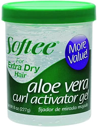 Softee Curl Activator Gel, Extra Dry, 8 Oz | Hydrates & Defines Curly Hair thumbnail 1