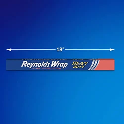 Reynolds Heavy Duty Aluminum Foil 18 Inch Width 75 Sq Ft | Food Grade Kitchen Wrap thumbnail 2