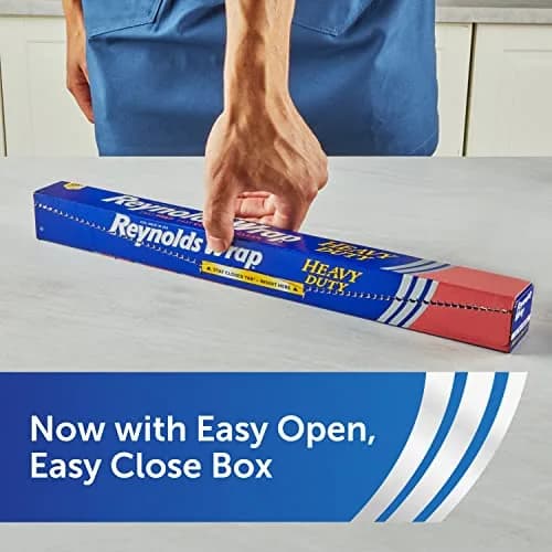 Reynolds Heavy Duty Aluminum Foil 18 Inch Width 75 Sq Ft | Food Grade Kitchen Wrap thumbnail 3