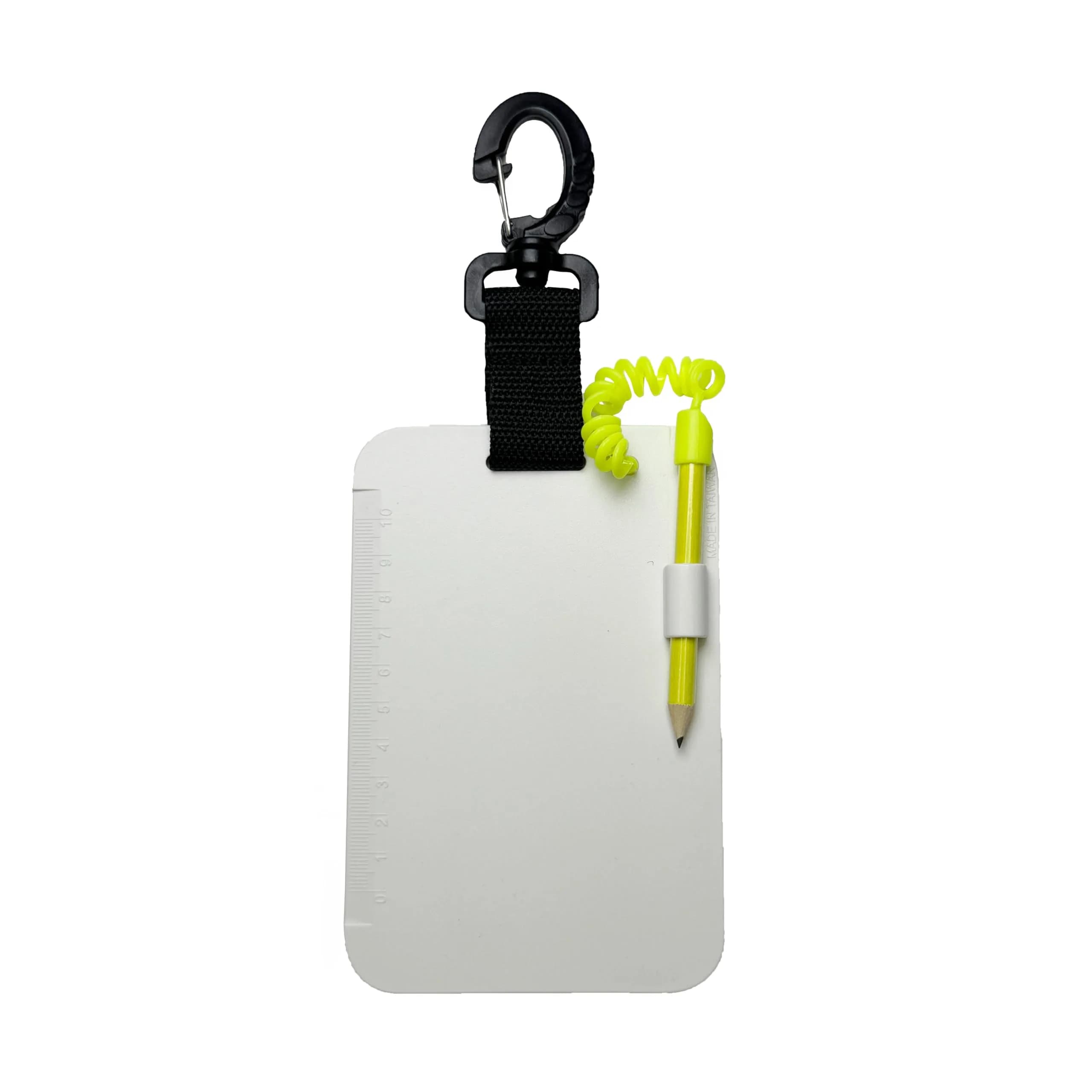 Scuba Choice 6" x 4" Diving Slate with Clip & Graphite Pencil | Waterproof Reusable Underwater Writing Pad - main product image