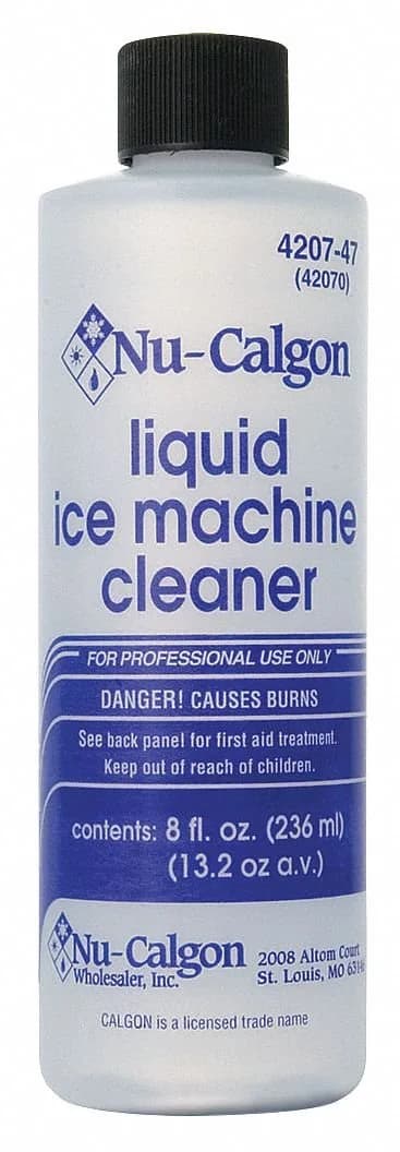 Nu-Calgon Ice Machine Cleaner 8oz | Rapid Scale Dissolving, NSF-Registered, Food-Grade, Equipment-Safe