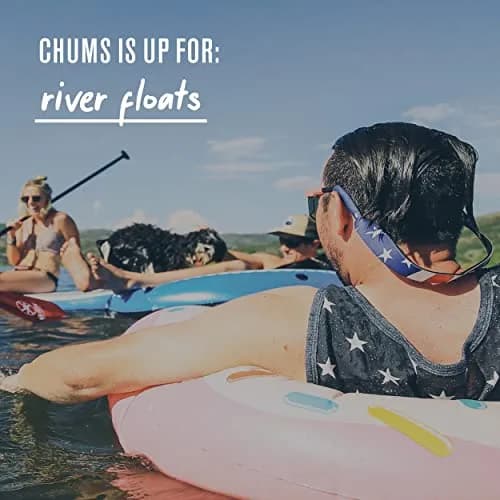 Chums Neoprene Classic Large Frame Eyewear Retainer - Red | 40.64cm (16") Floating Strap thumbnail 5
