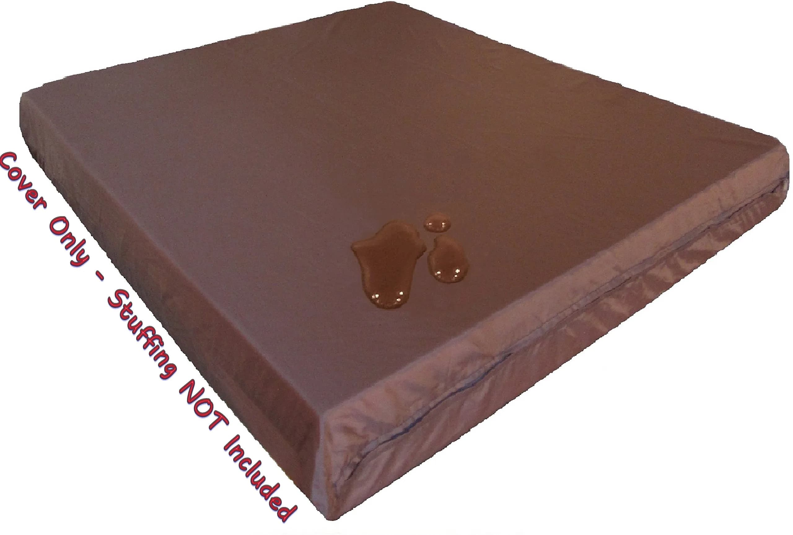 Dogbed4less Waterproof Internal Zipper Duvet Case for Jumbo/XXXL Pet Beds 150cm x 130cm (59"x51") | Protects Memory Foam Inserts — 55"X47"X4"