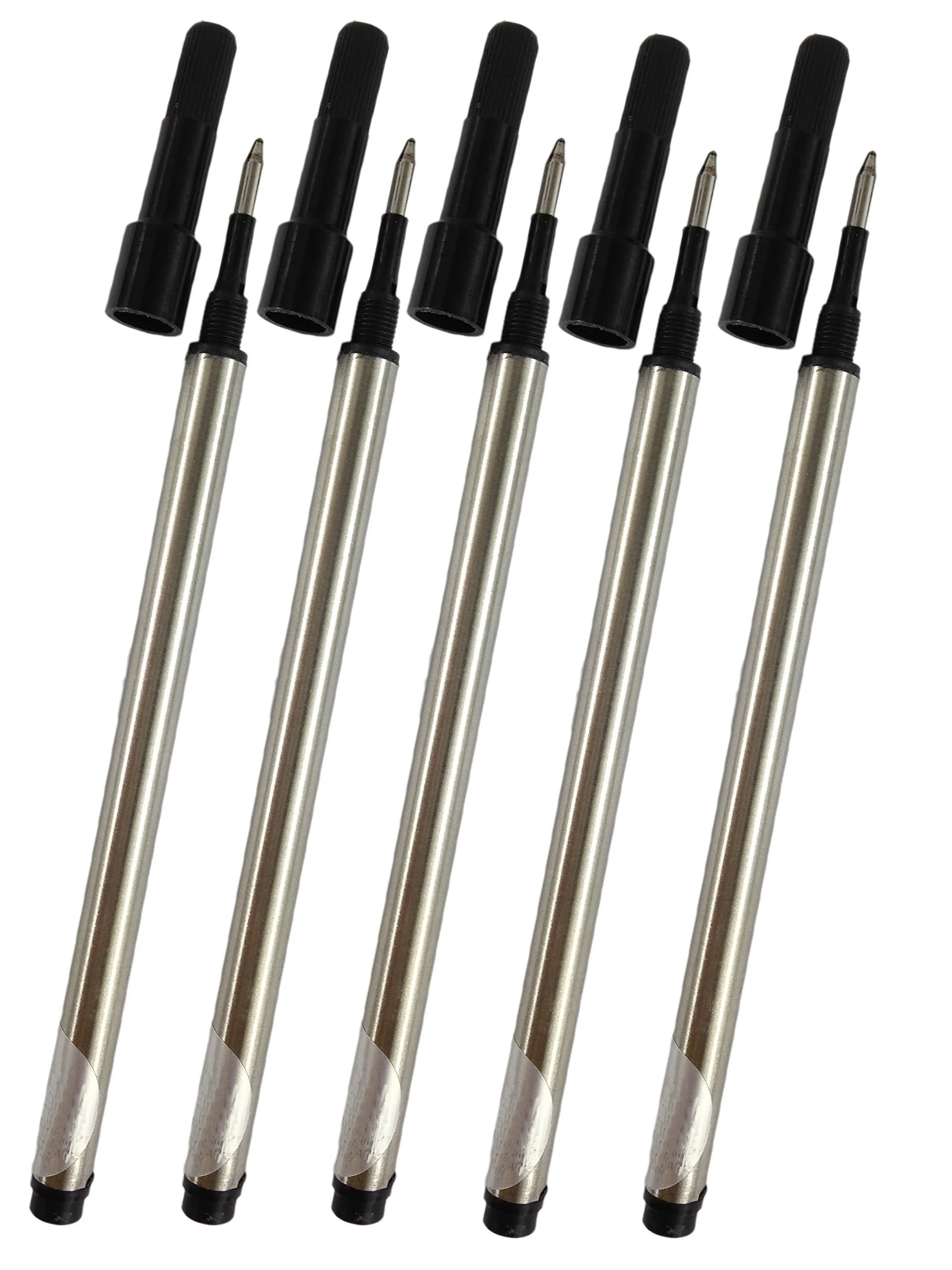 Gullor Spiral Refills for Jinhao Pen | 0.7mm Black Ink, Set of 10 — Black