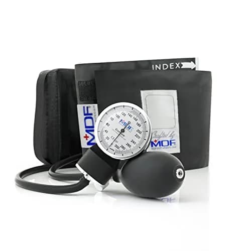 MDF Instruments Calibra Pro Aneroid Sphygmomanometer with Adult Cuff & Case | Lifetime Calibration, Professional Grade thumbnail 1